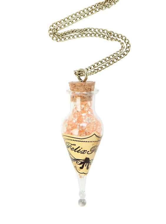 Harry Potter Pendant & Necklace Felix Felicis Bottle