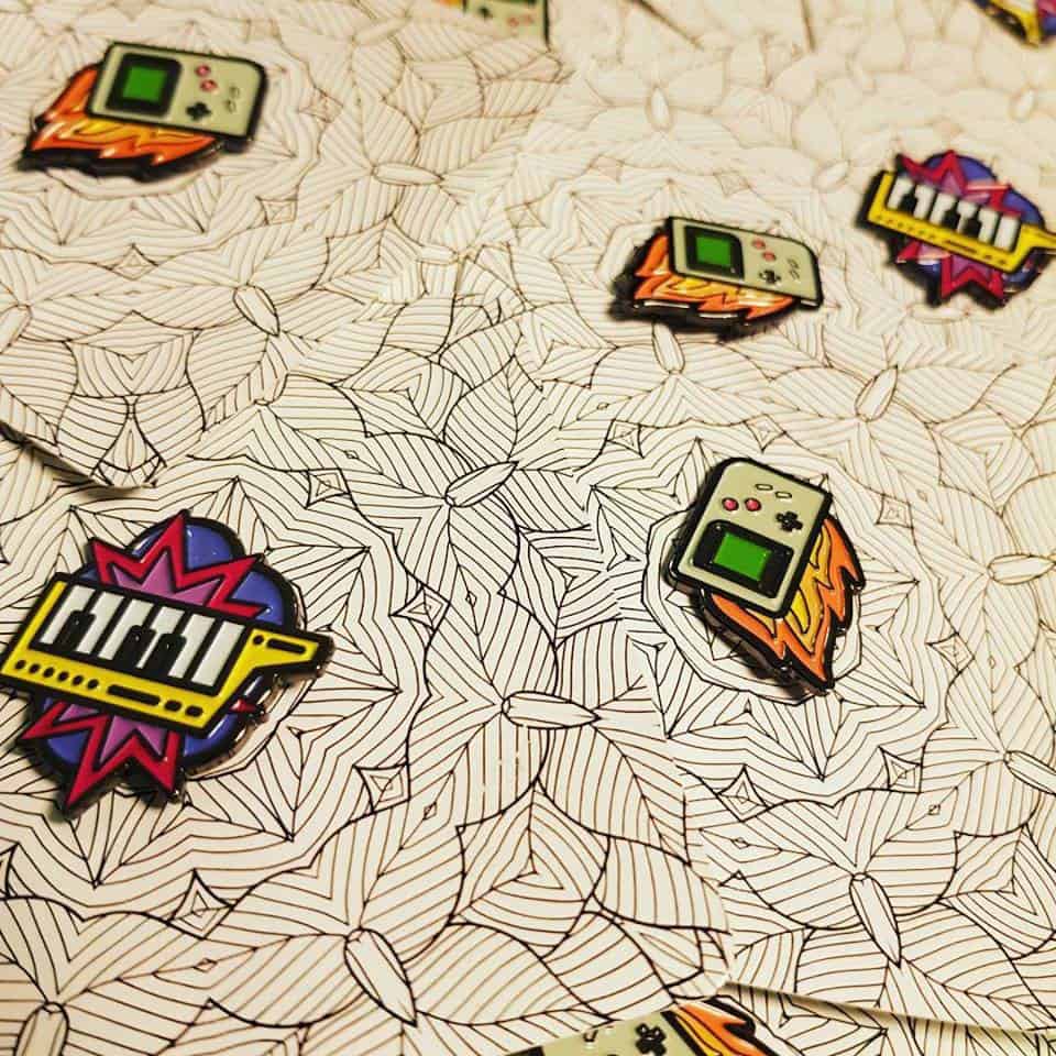 Forest Booking Pins Gameboy