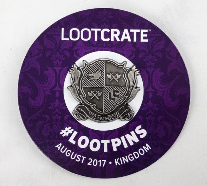 Lootcrate Exclusive Pin August 2017