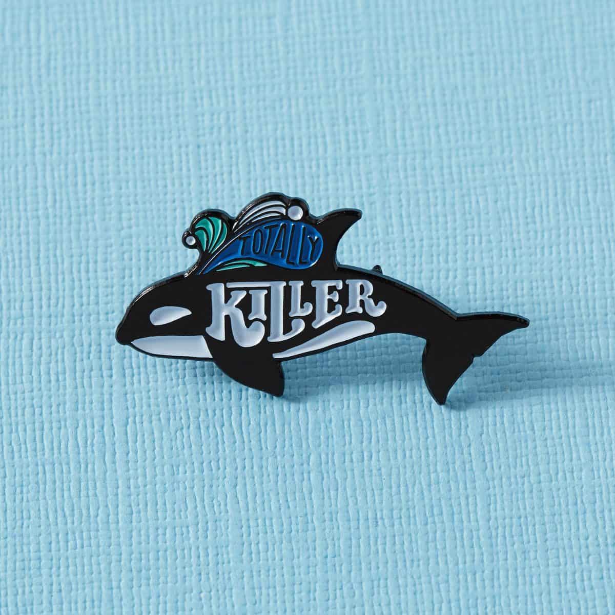 Punky Pins Totally Killer Orca Whale Pin
