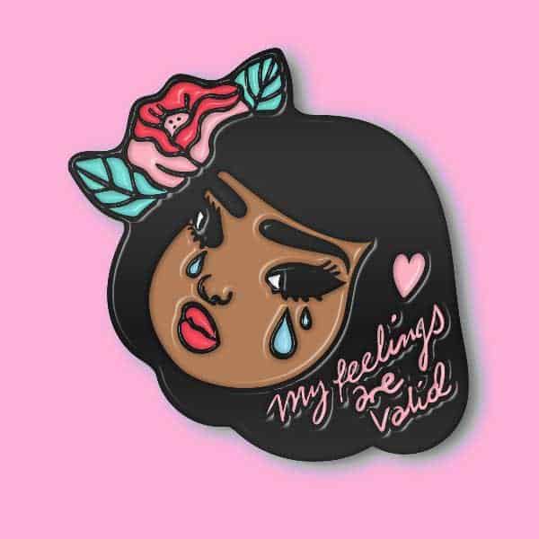 Punky Pins My Feelings Are Valid Pin