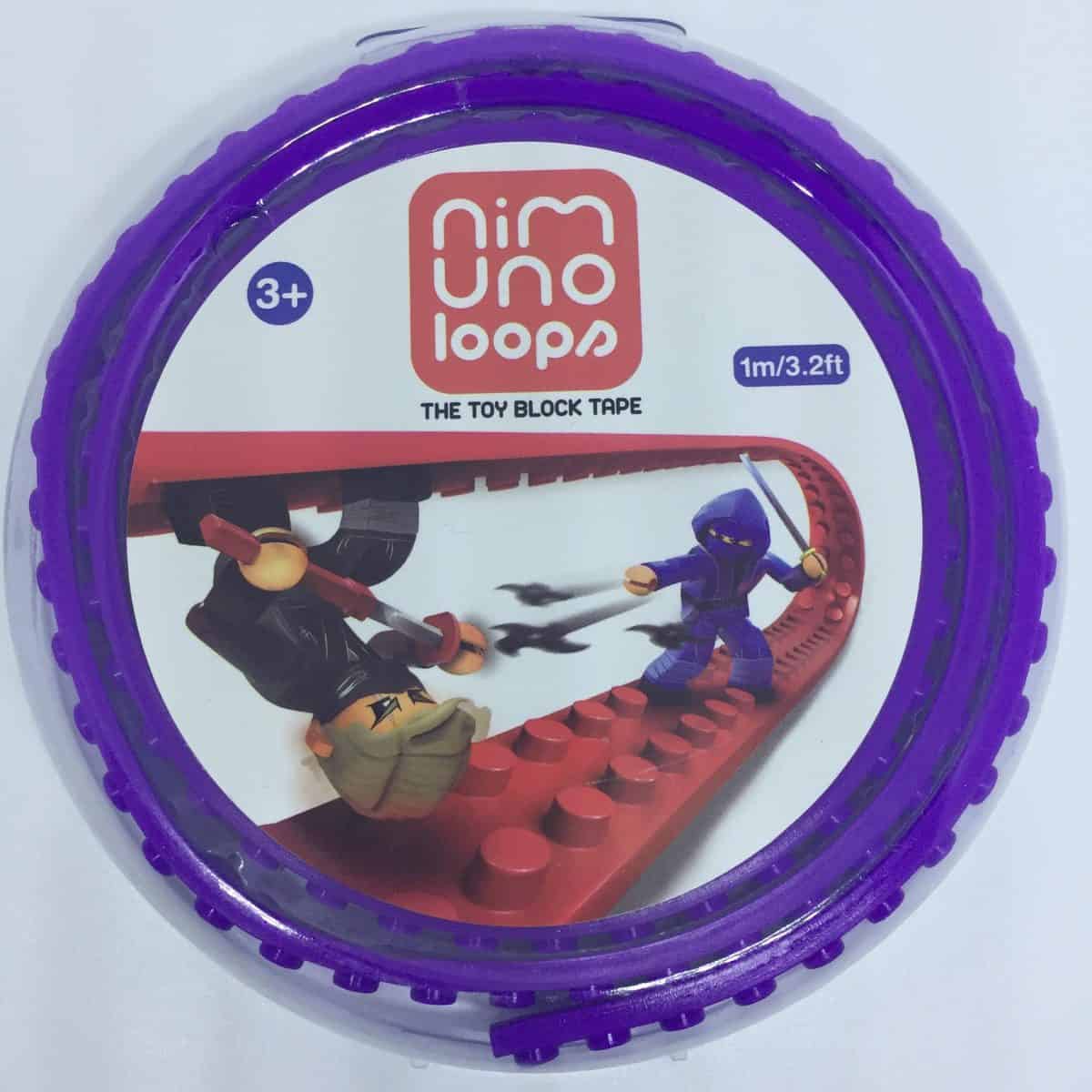 Nimuno loops Paars LEGO tape