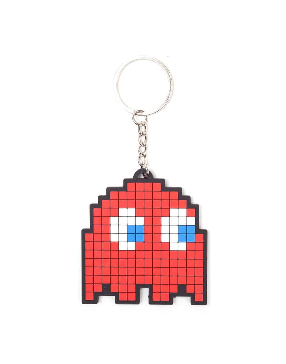 Pac-Man - Blinky Rubber Keychain