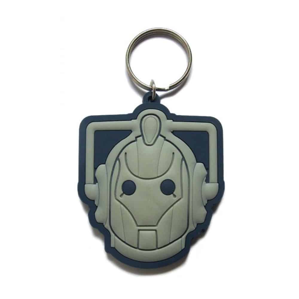 Doctor Who Rubber Keychain Cyberman 6 cm