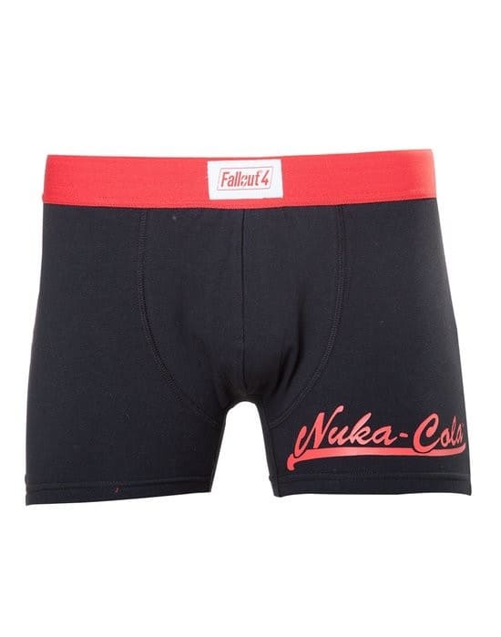 Fall Out 4 - Black Boxershort With Red Nuka Cola Logo