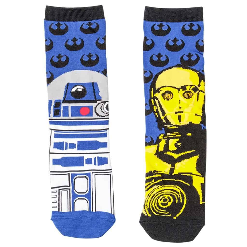 R2D2 and C3PO Socks