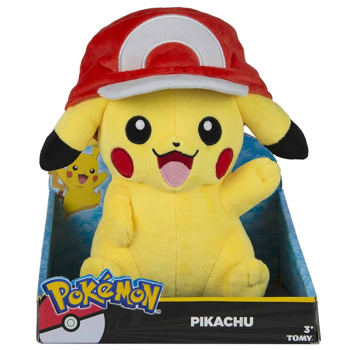 Pokémon Plush Figure Pikachu with Ash Cap 26 cm