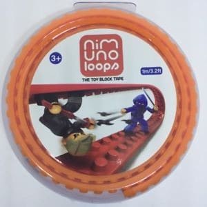 Nimuno loops Oranje LEGO tape