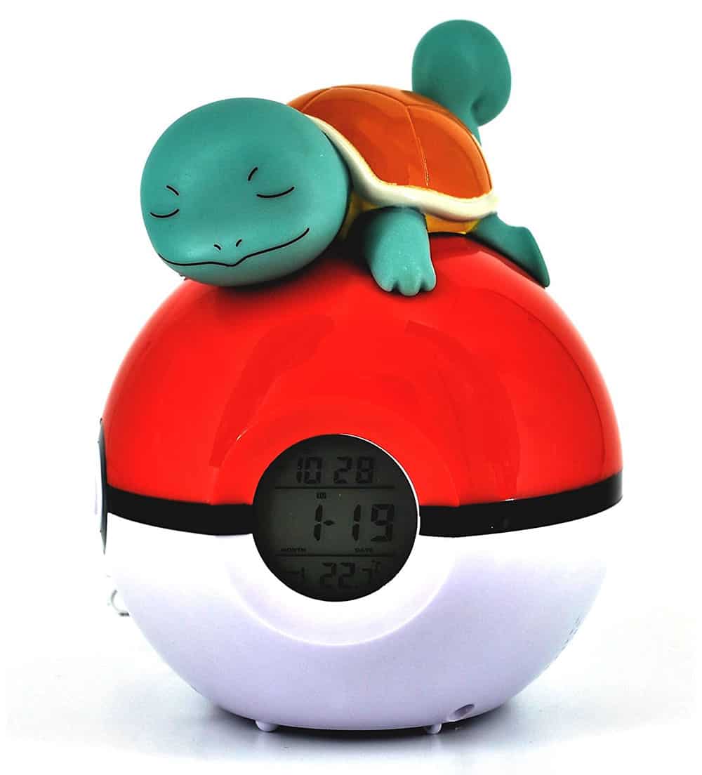 Wekker &amp; LED lamp Squirtle Pokémon — Bitropolis Utrecht Nederland